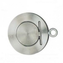 Wafer circular disc check valve